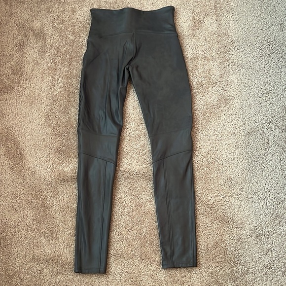 Spanx Faux Leather Moto Leggings - Picture 5 of 7